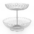 Multifunctional and practical stainless steel mesh fruit basket  metal bowl  fruit basket